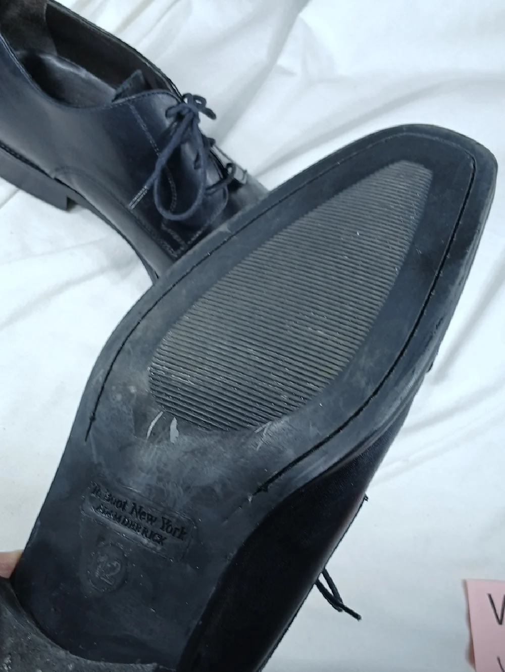 To Boot New York Black leather cap toe Oxford (Adam Derrick)